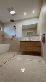 Caroma Urbane II Rail Shower with 300mm Overhead Brushed Nickel