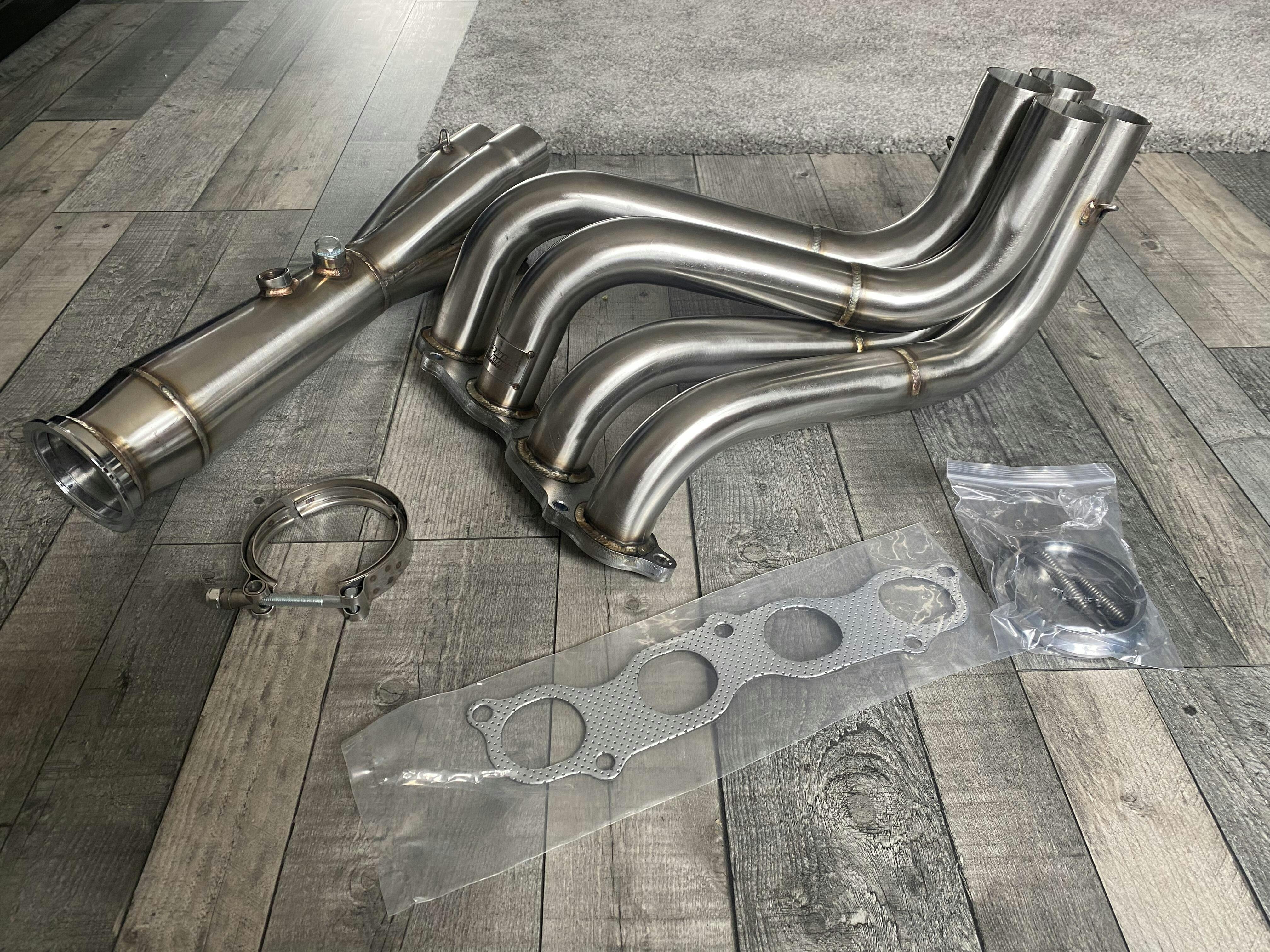 K Series K20 K24 Megaphone Pipe Header Exhaust 3" 41 TriY EK EG DC2