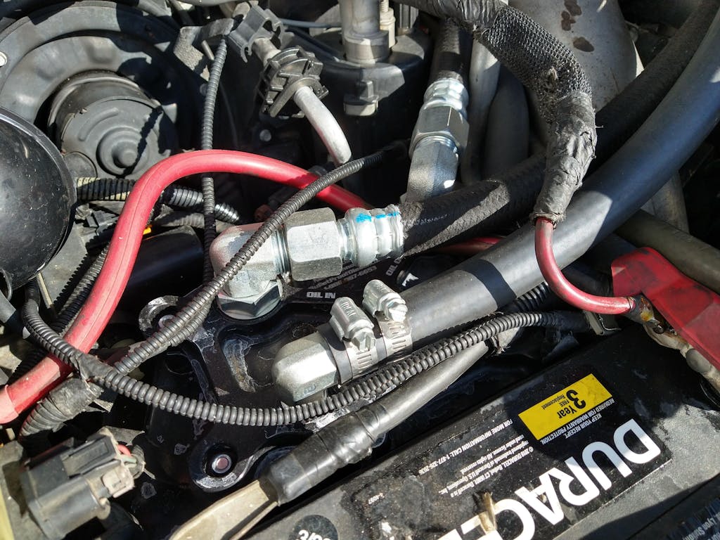 Bullet Proof VK688 6.0L Engine Oil Cooler Relocation Kit