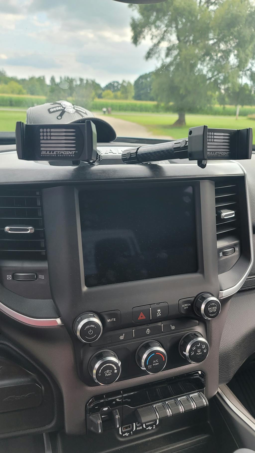 Bulletpoint RAM Truck Phone Mount Metal Series 2019Current