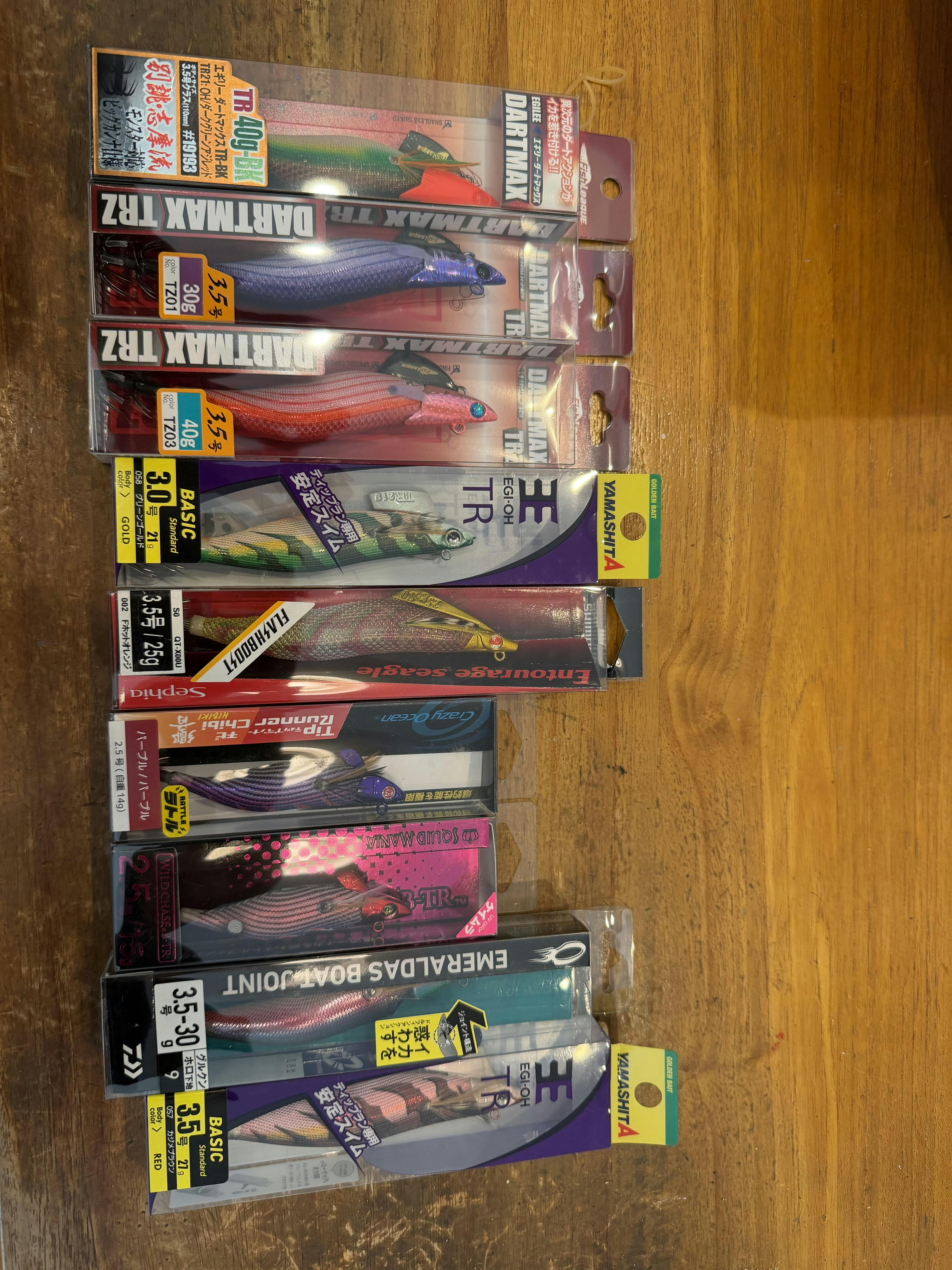 2026年 ティップランエギ福袋 新旧ダートマックスTR入り – つり具の