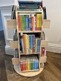 Revolving Solid Wood Bookcase