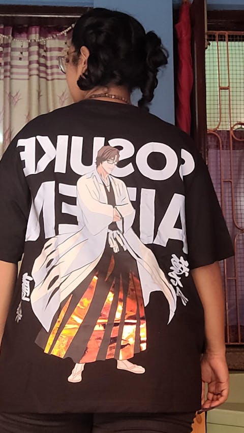 Sosuke Aizen (Reflective) : Bleach Drop:Sleeved  Tee For Men and Women