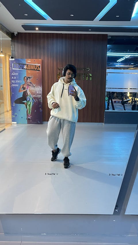 Ye Burger Logo Heavyweight Baggy Hoodie For Men