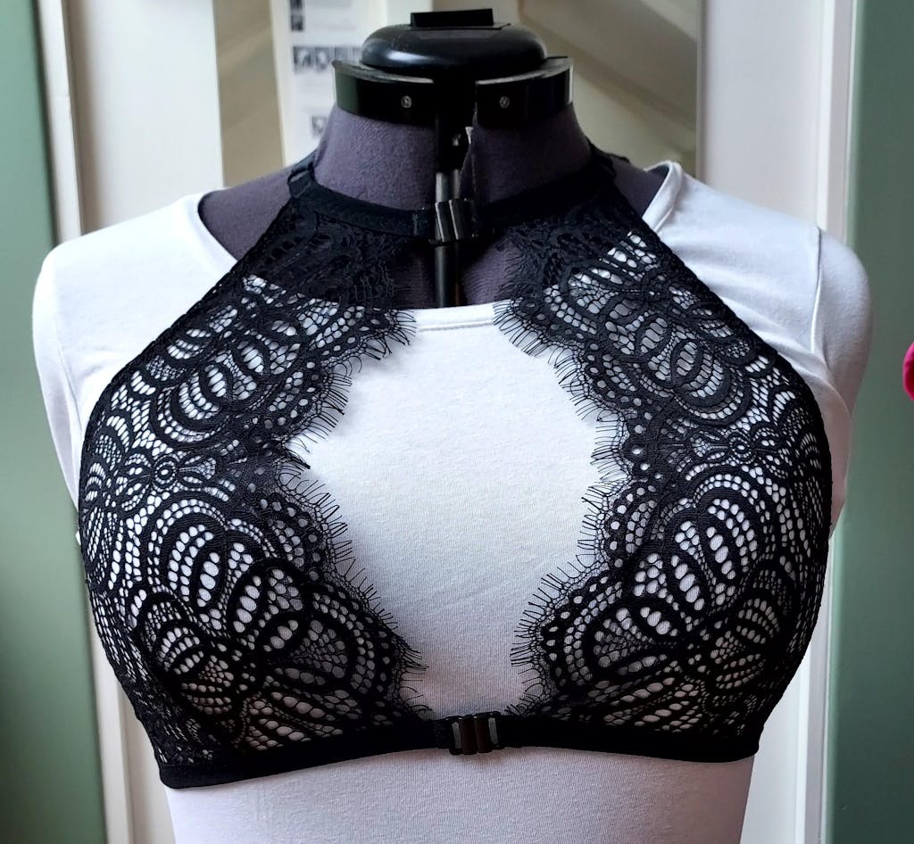 "Halter Bralette" Bra Sewing Pattern – Adjustable and Beginner-Friendly