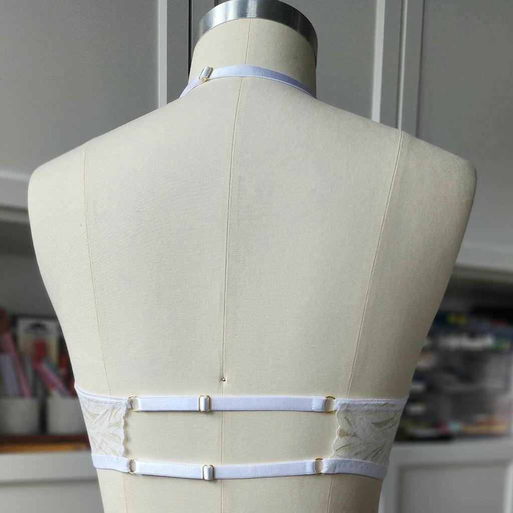 "Halter Bralette" Bra Sewing Pattern – Adjustable and Beginner-Friendly