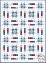 Stars and Stripes Quilt Pattern PDF DOWNLOAD