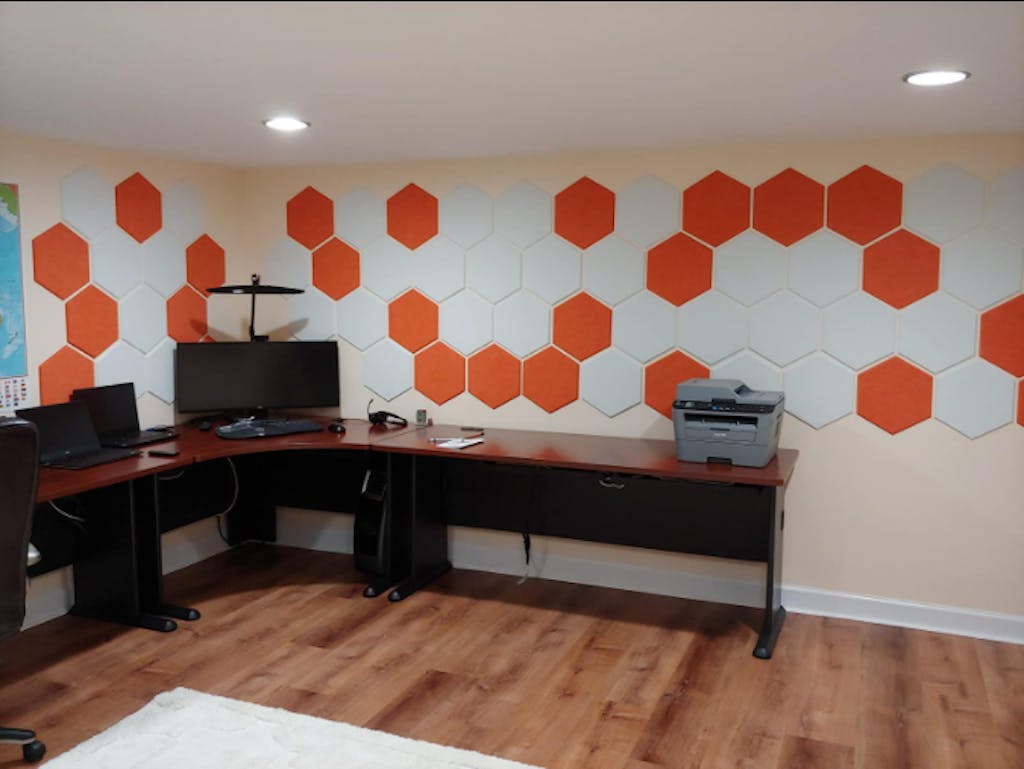 Bubos Hexagon Acoustic Panels 14*13 inches