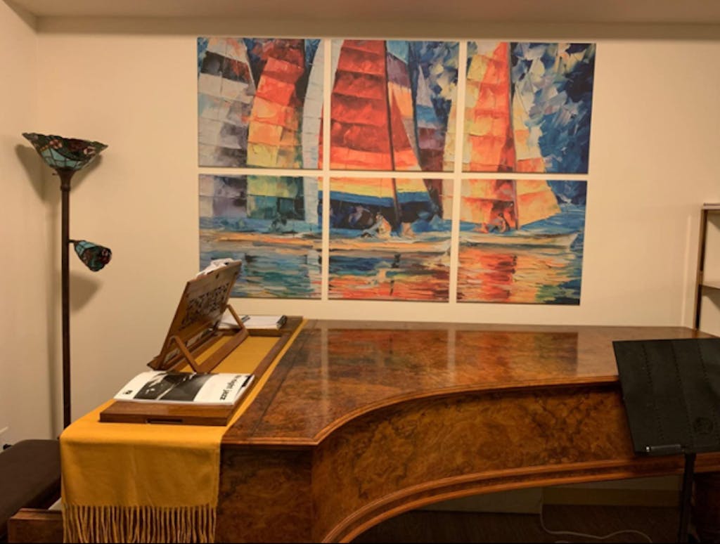 Bubos Art Acoustic Panels Racing Sail 72x48"