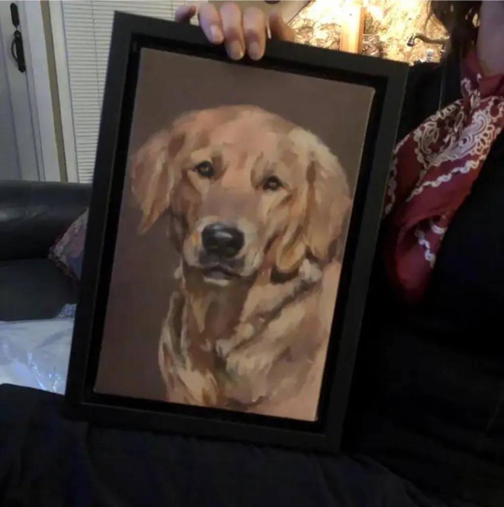 Custom Oil Painting Portraits from Your Photos - Family & Pets