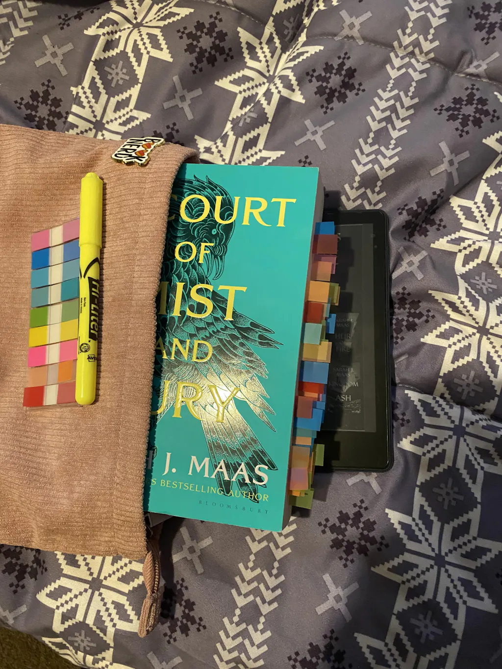 Paperback Book Pouch – Voyager Organizer in Stone – BXSIE
