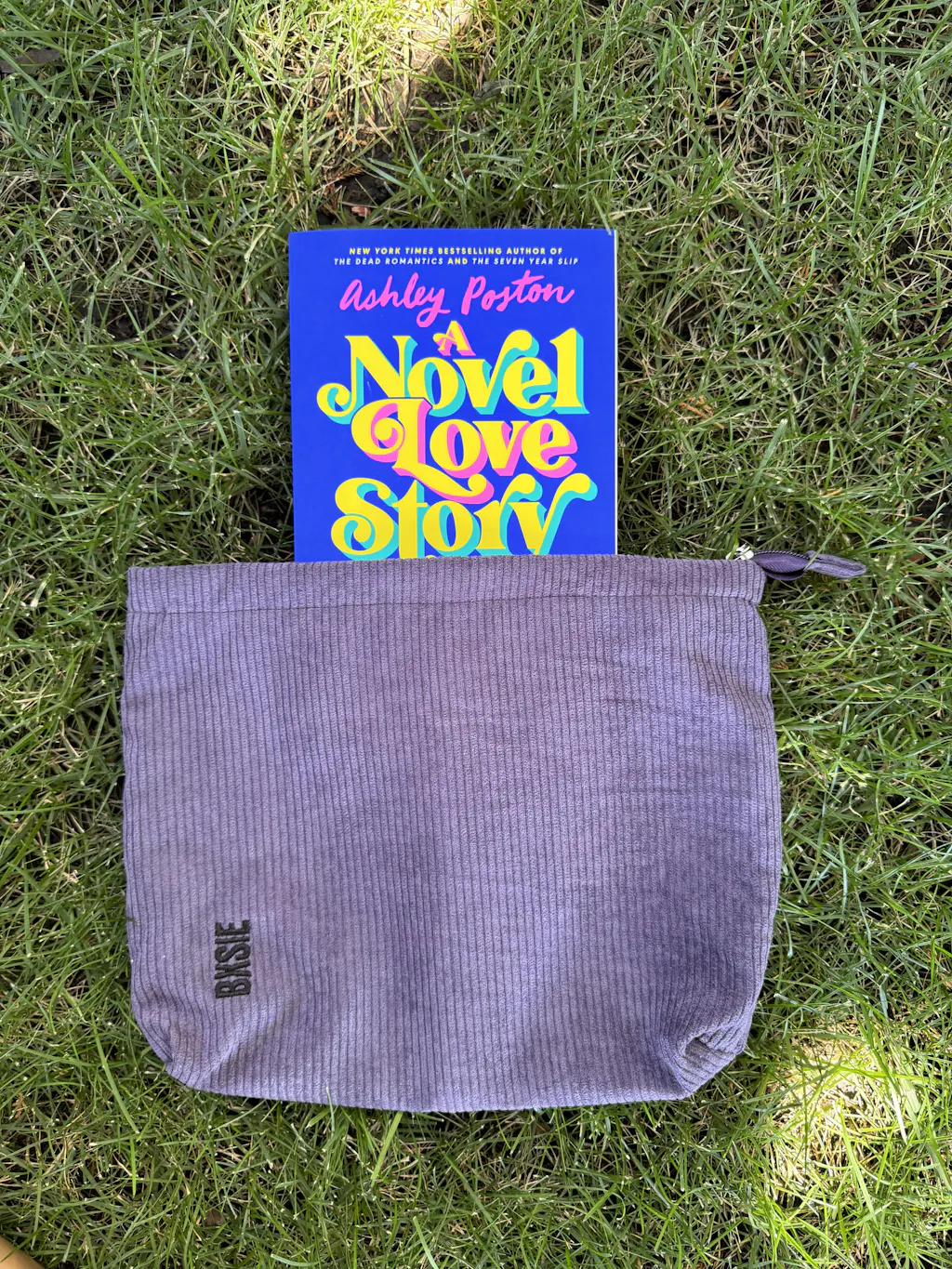 Paperback Book Pouch – Reader Organizer in Latte – BXSIE