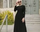 Elena Jersey Maxi Dress with Side Pocket
