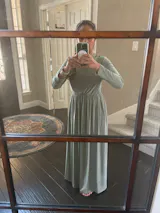 Bella Maxi Jersey Dress with Side Pocket