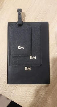 Passport Cover and Luggage Tag Set
