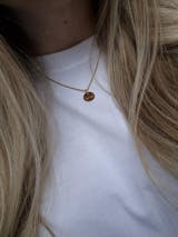 Breast cancer awareness necklace