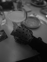 Black heart wrist cuff