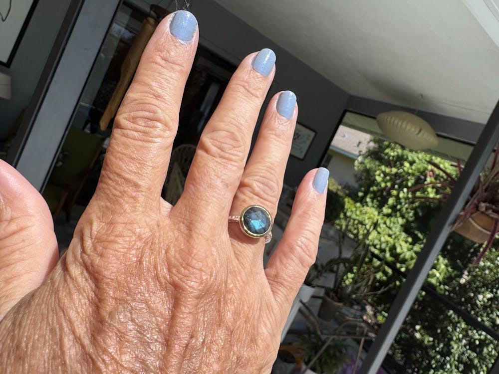 Julie Ring * Rainbow Labradorite * Sterling Silver 925 * BJR076