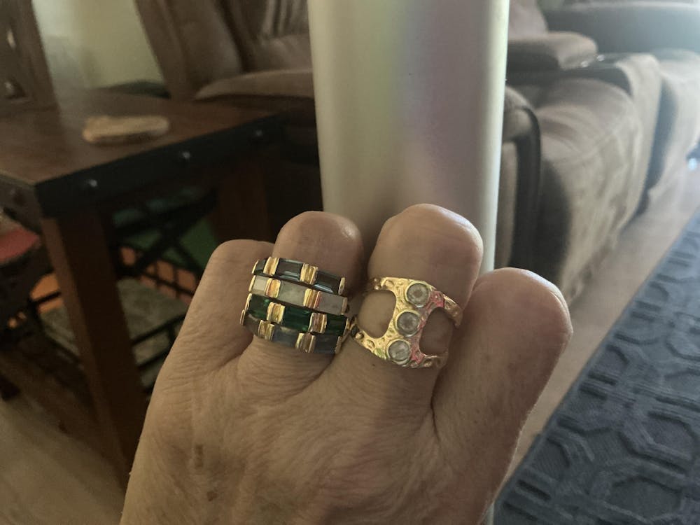 Eva Ring * Clear Quartz * Gold Plated * BJR270