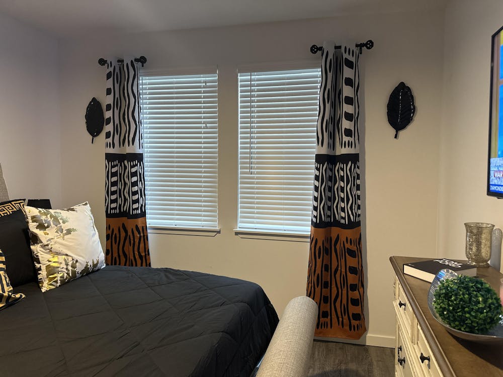 Kuba African Print Curtains Grommet Style (Two-Piece)