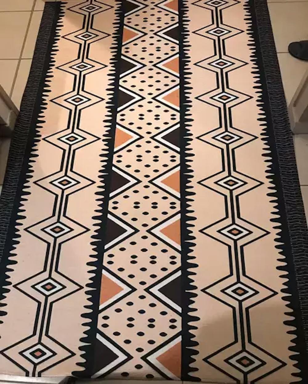 Ancient Print Tribal Outdoor Rugs Bright Patio Carpets