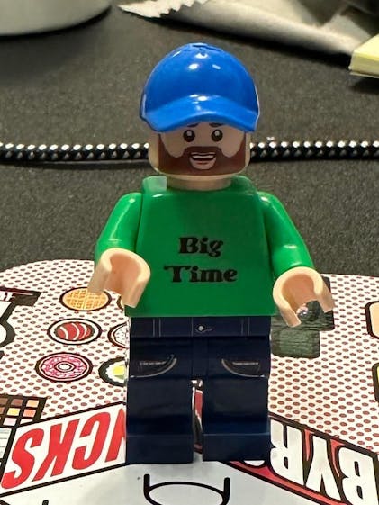 Personalised LEGO Message Character – Byron Bricks – byronbricks