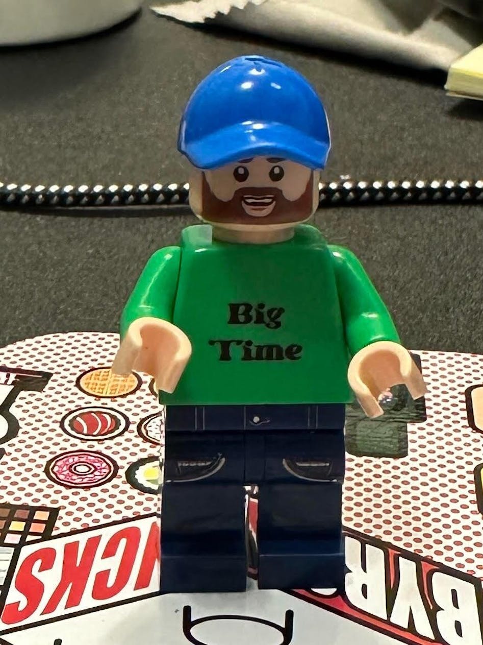 Personalised LEGO Message Character – Byron Bricks – byronbricks