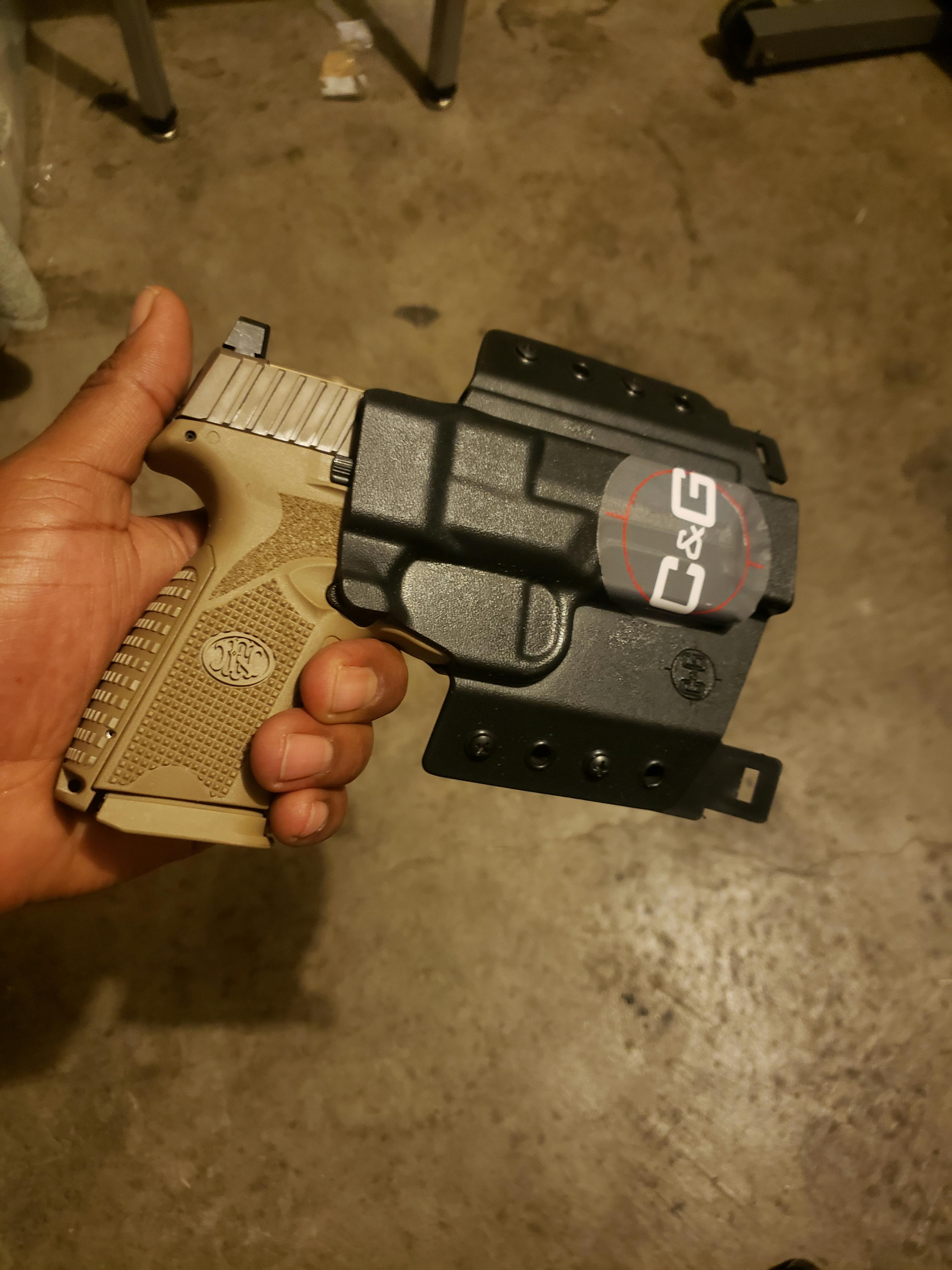 holster for fn 509 ls edge with rmr and light