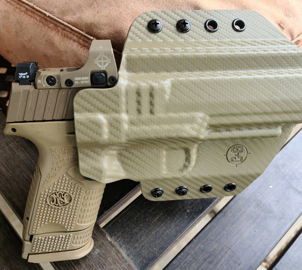 FN 509/Midsize Tactical OWB Covert Kydex Holster Custom C&G Holsters