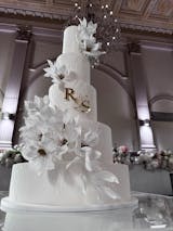 Wedding Cake Serif Initials Charm