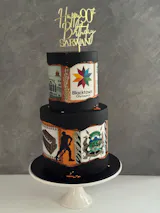 Personalised Happy Birthday Cake Topper with Age