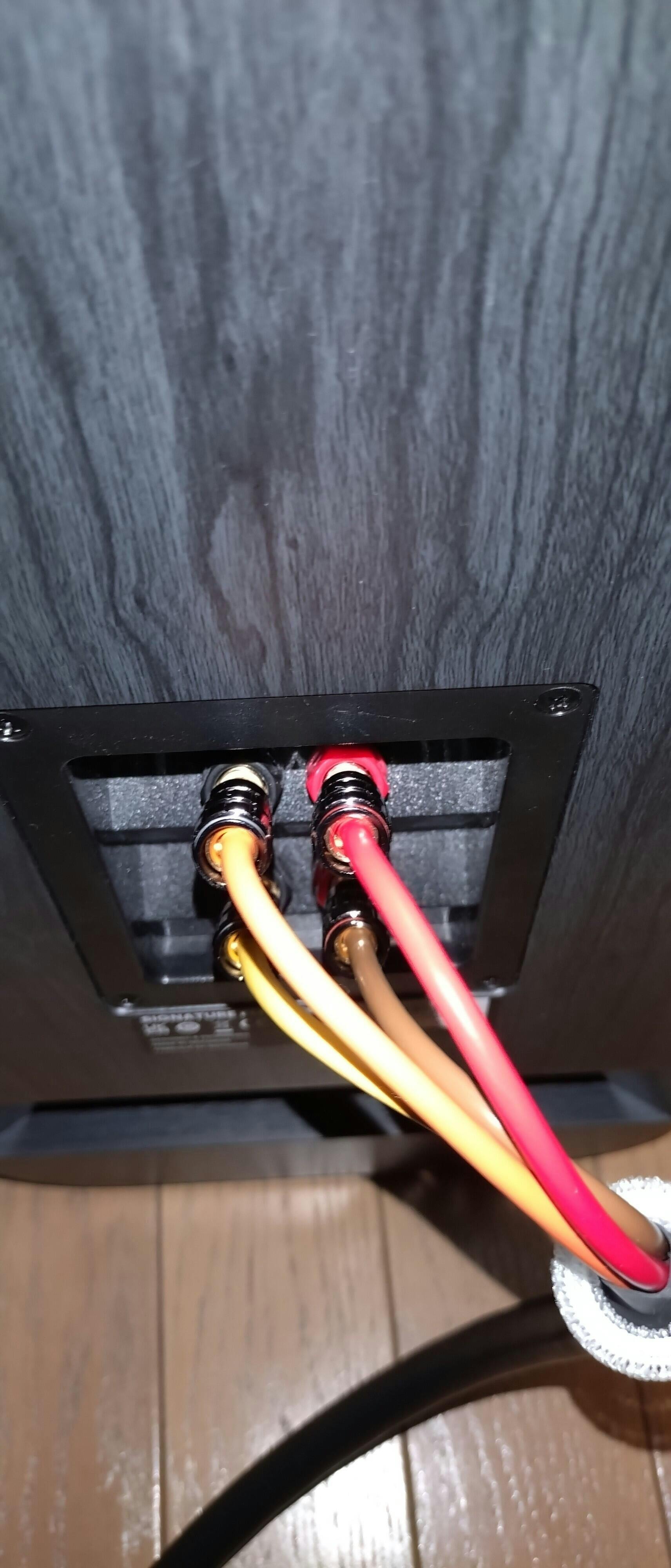 MOGAMI 3104 バイワイヤリング対応 2本セット ベリリウム銅製 金メッキ