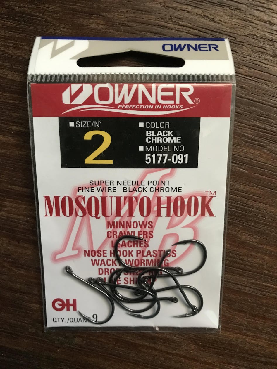 LOT OF 4 Owner Mosquito Hook Size 12 Black Chrome 12 Units - 5177-981  $18.49 - PicClick