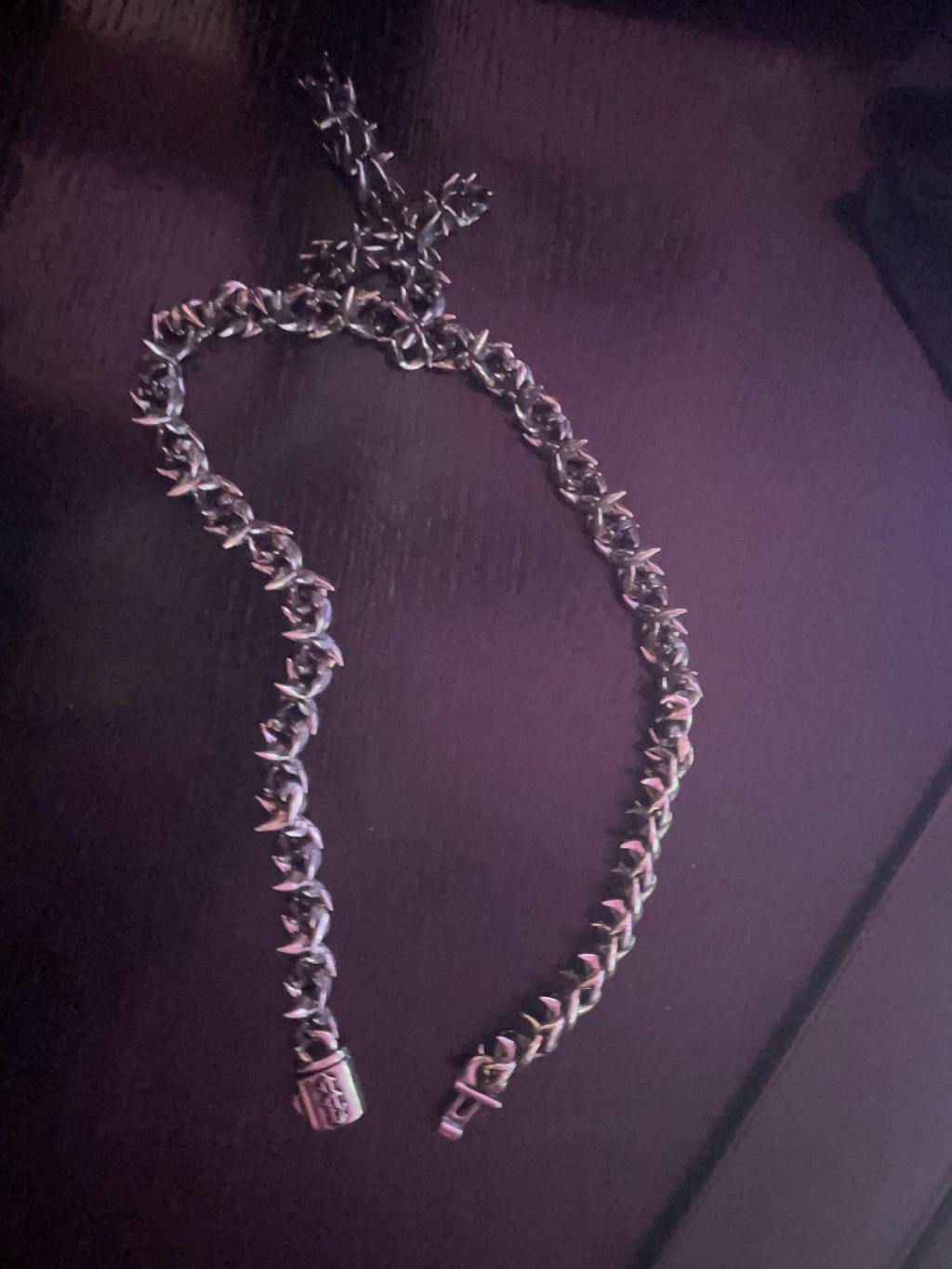 Infinity Necklace Large Cross