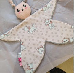 Doudou Personnalisé Fille - Lapin