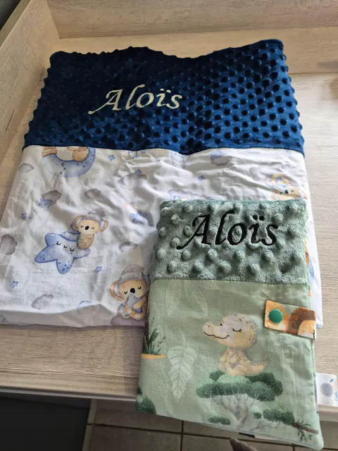 Créez Votre Protège Carnet de Santé 23x18cm | Coton et Minky