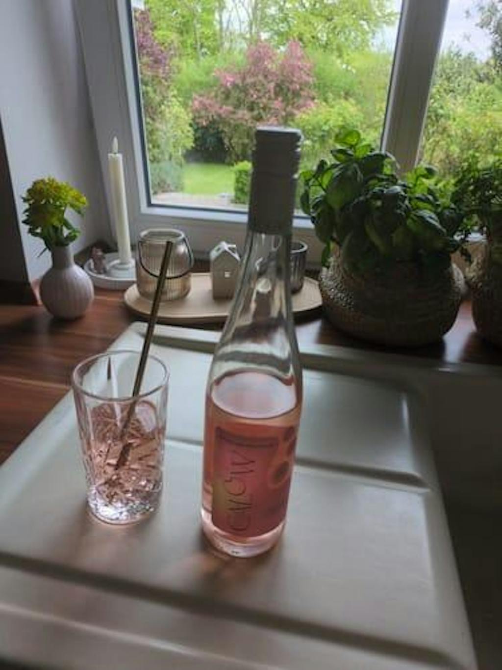 Himbeere-Holunder Spritz