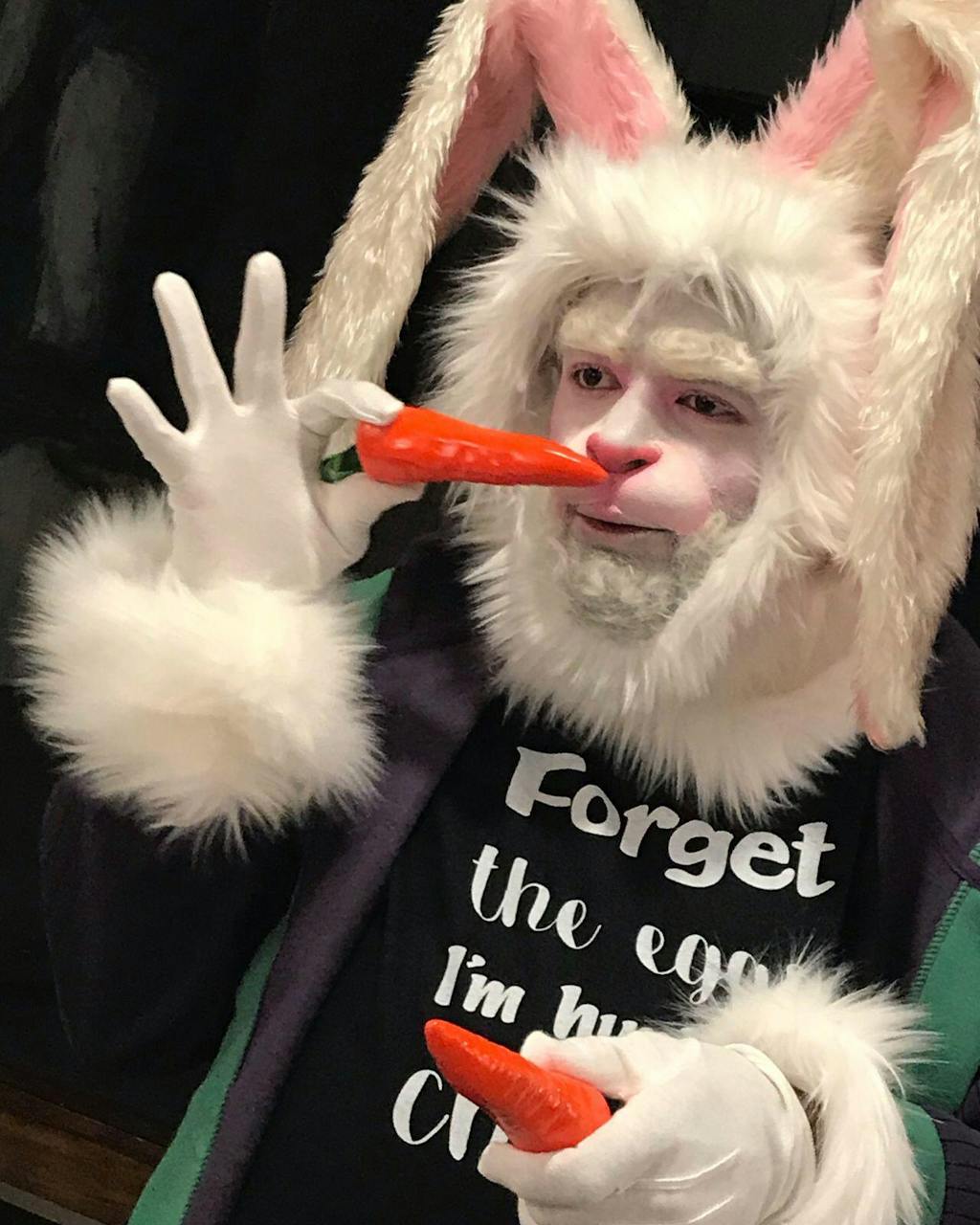 Rubber Wear Rabbit Nose Foam Latex Prosthetic | Camera Ready Cosmetics