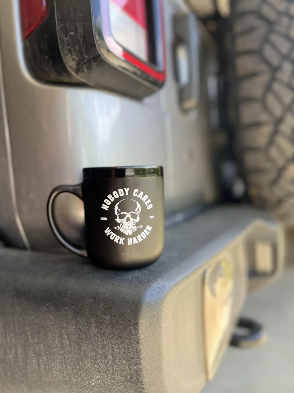 Nobody Cares Skull Mug | 17oz Coffee Mug
