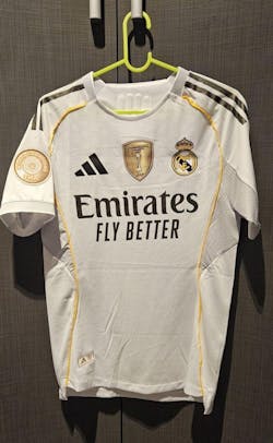 Camiseta MBAPPé #9 Real Madrid 2025/26 Primera Equipación Hombre - Versión Jugador
