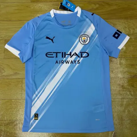 Calidad Premium Camiseta Manchester City 2025/26 Primera Equipación-Versión Hincha (Calidad Premium)