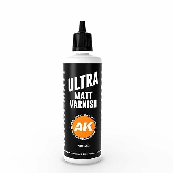 AK Interactive Ultra Matt Varnish Acrylic Paints 100ml 11252 • Canada's