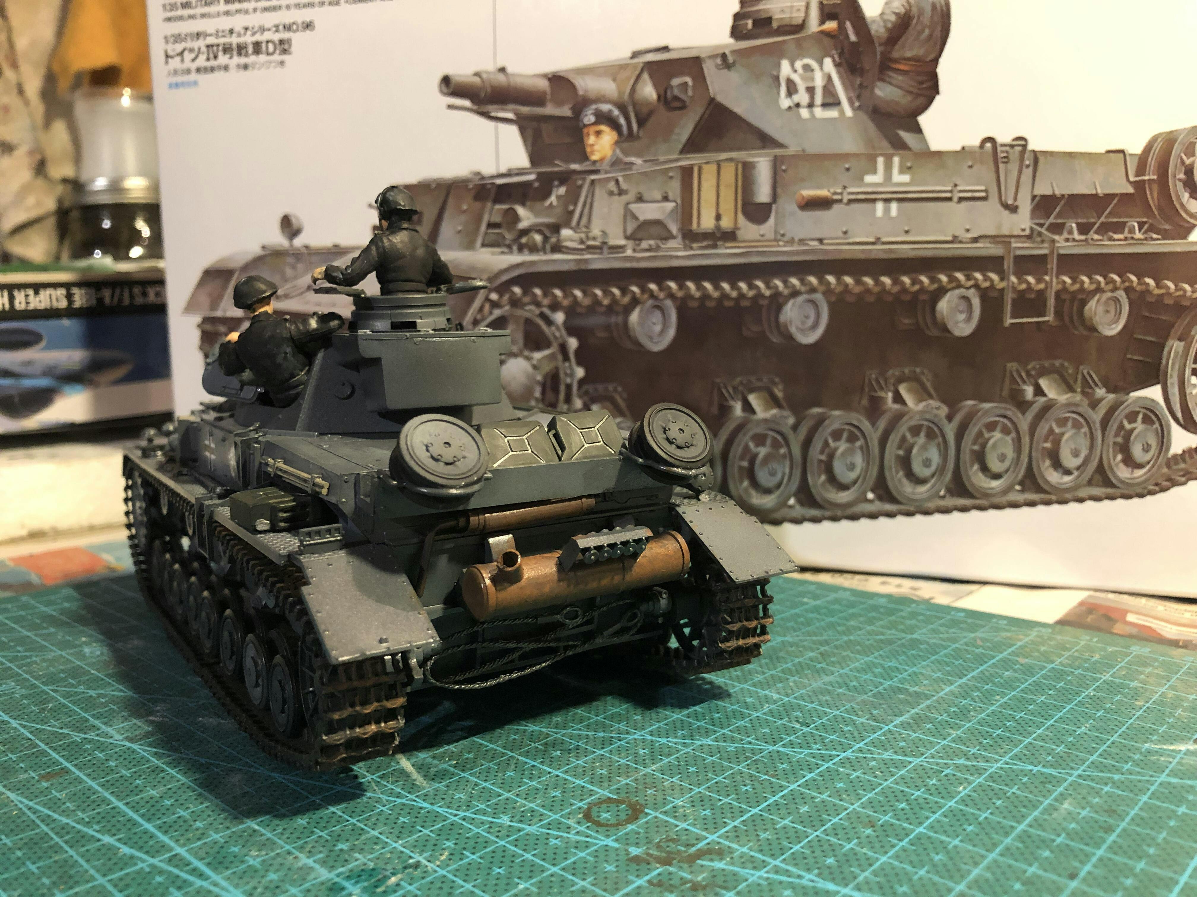 Tamiya German Panzer Kampfwagen Iv Pzkpw Iv Ausfd Kit 135 Scale 35096