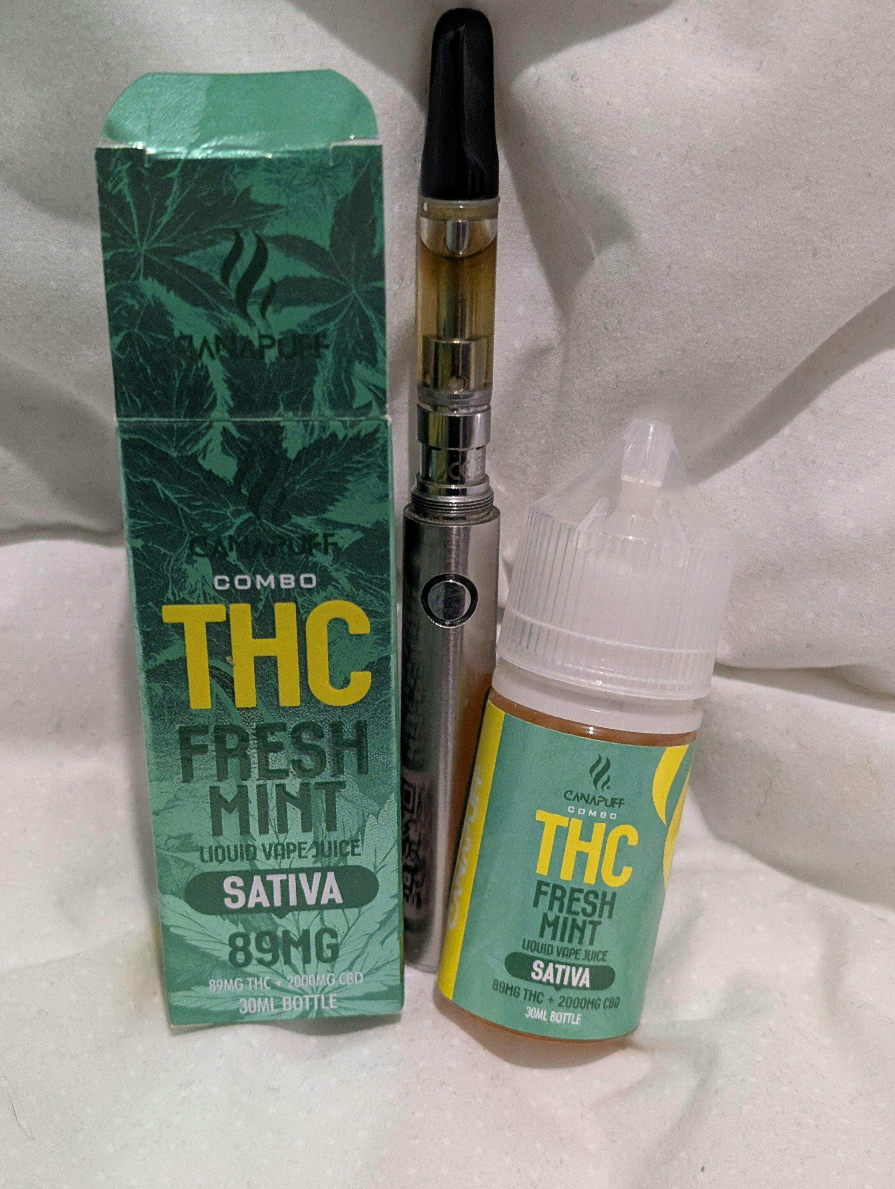 THC Liquid 89mg - Blue Raspberry, bold flavor & effects