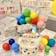 Rainbow Balloon Garland Cake Topper Kit