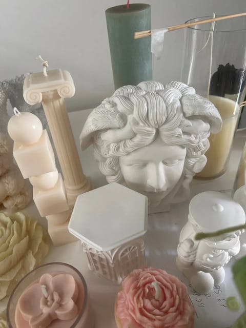 Medusa Candle Mold Silicone