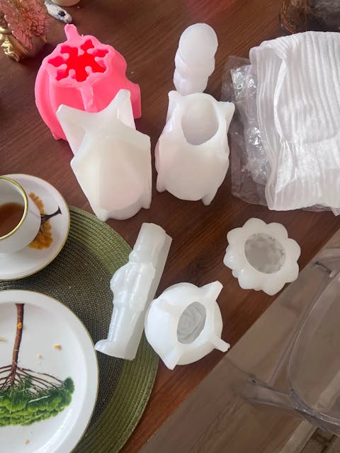 Mardi Gras Masks Candle Silicone Mold