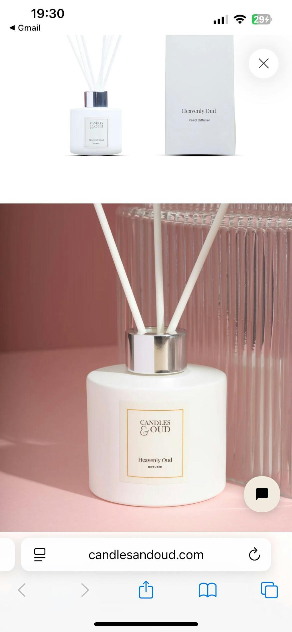 Heavenly Oud Reed Diffuser