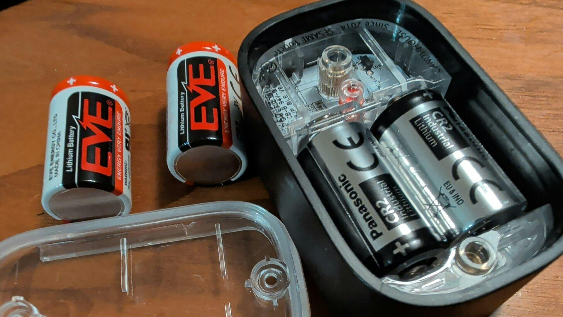 850mAh Panasonic CR2 電池1本 バッテリー【セサミbot/タッチ共通】