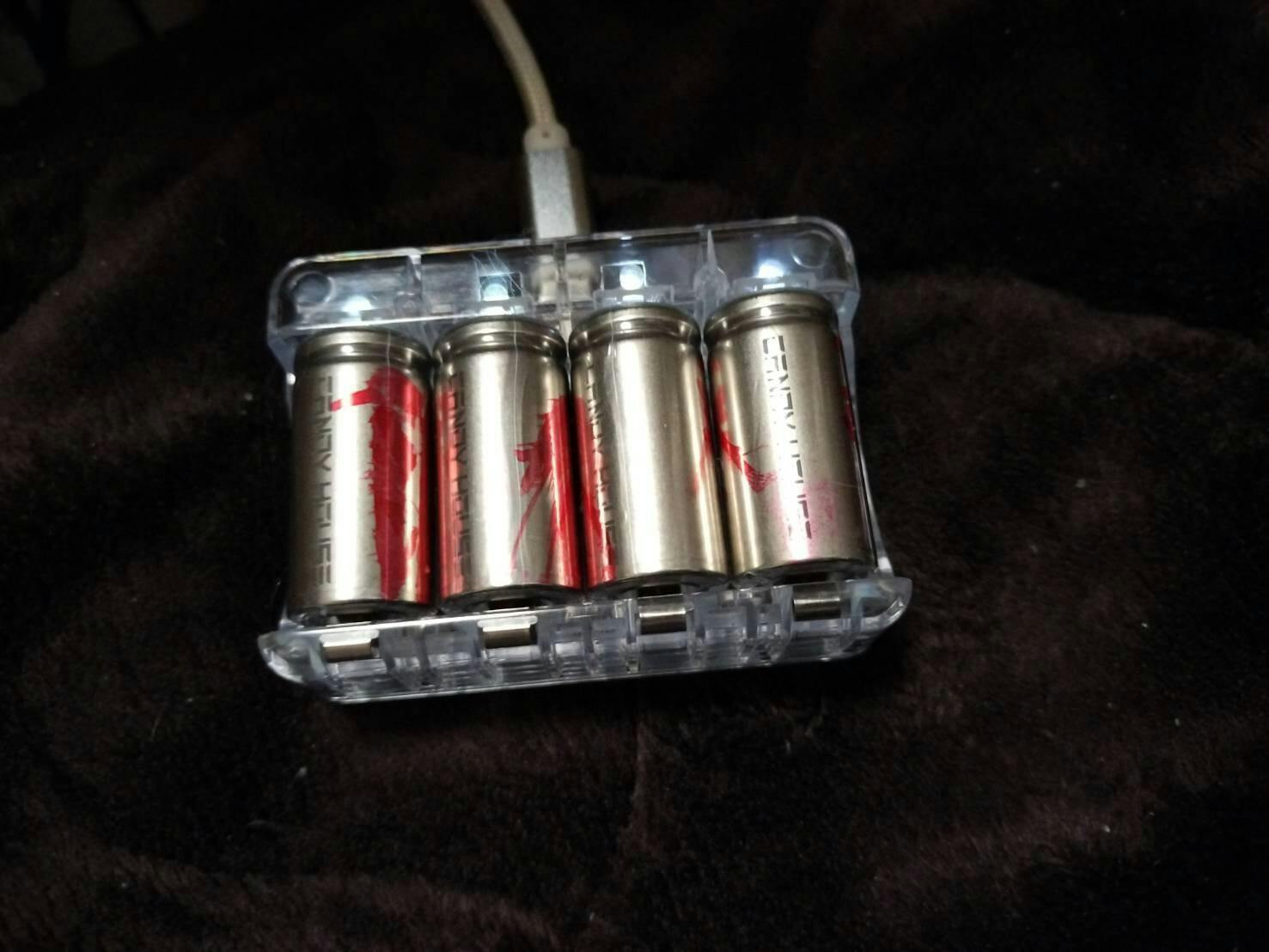 NEW 至急増産中：4月上旬再入荷予定】1000mAh高容量16340 充電式